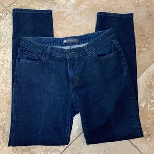 Levi’s Mid Rise Skinny Dark Wash Jeans